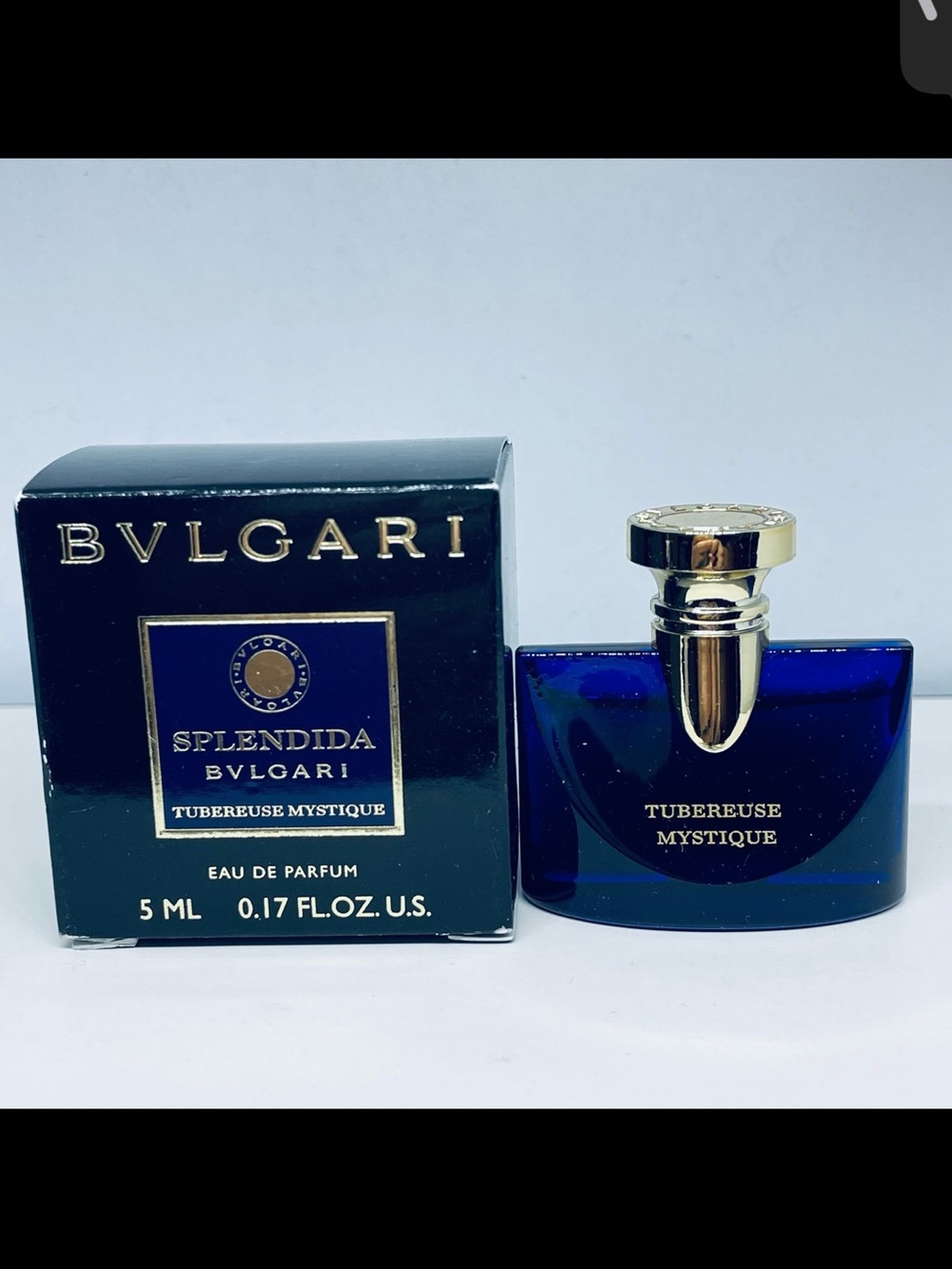 Bulgari Splendida Tuberese Mystique Women's Perfume - Deep Blue & Gold